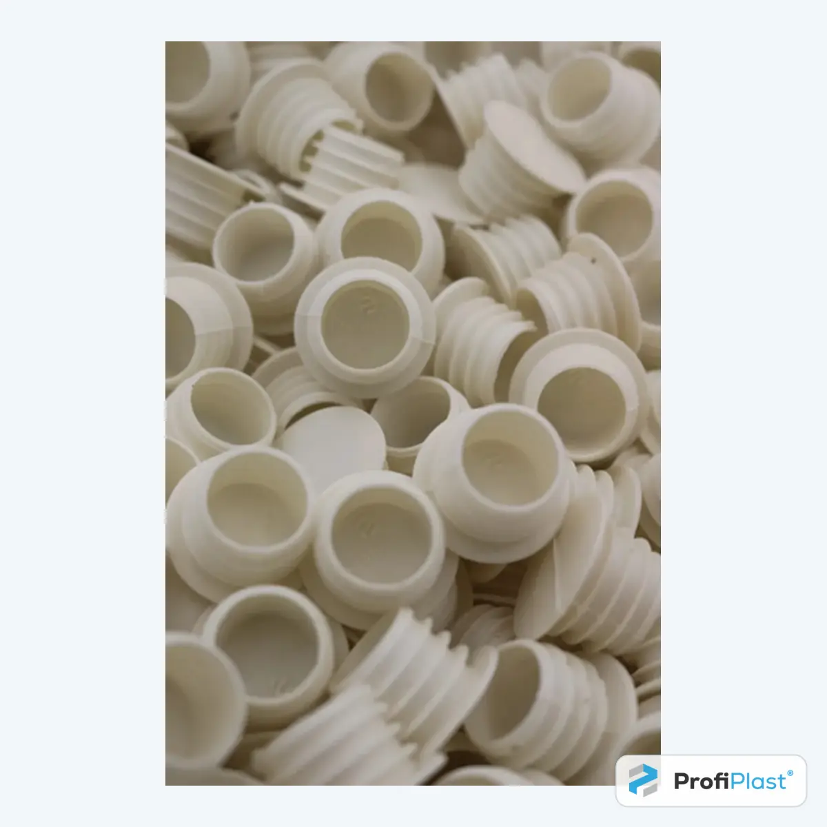 Batoque plástico tipo rolha 21 mm - branco - vista 9