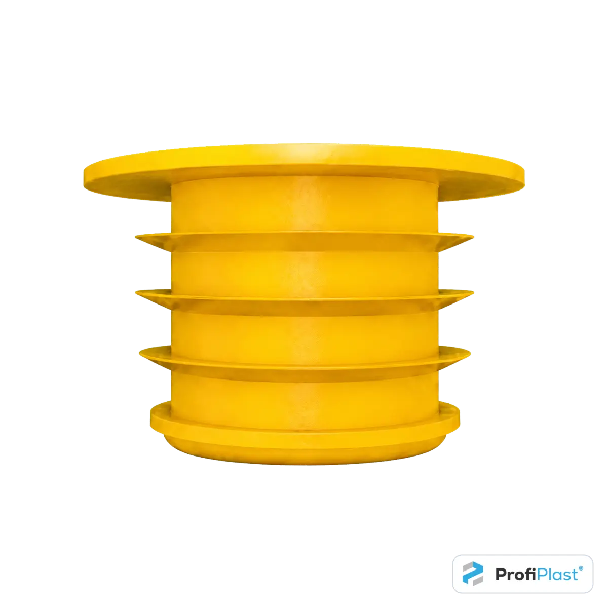 Batoque plástico tipo rolha 21 mm - amarelo - vista 12
