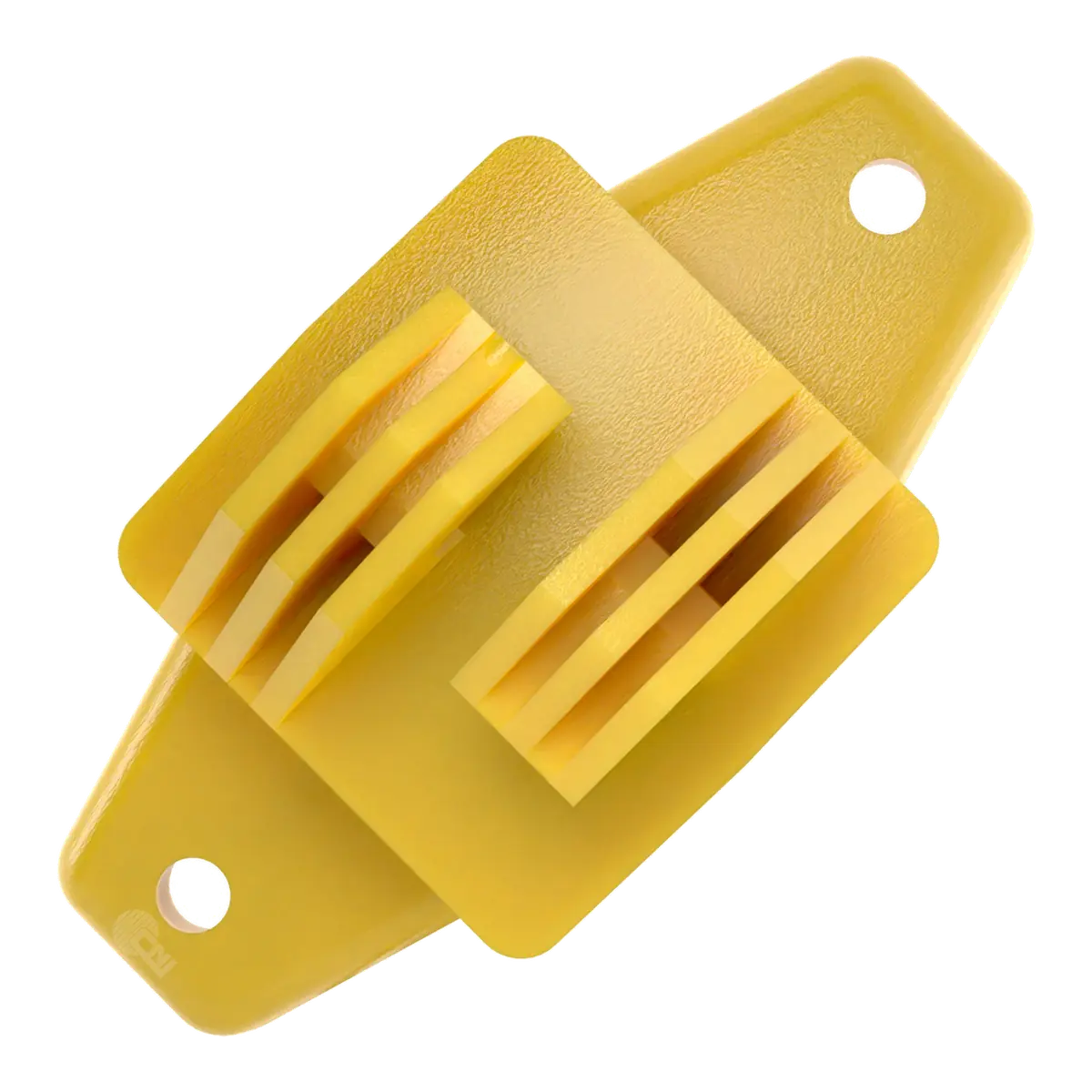 Isolador W tradicional 74 mm — cor amarelo, vista 8