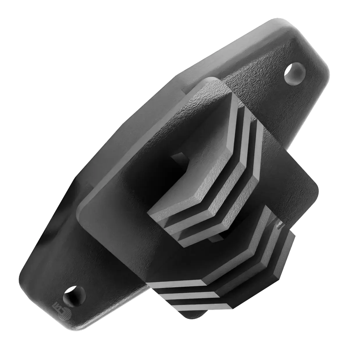 Isolador W tradicional 74 mm — cor preto, vista 5