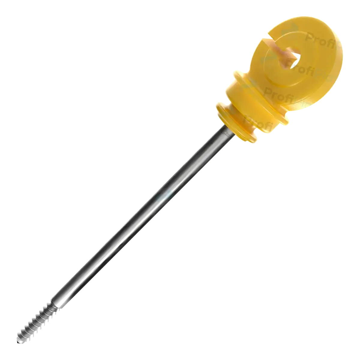 Isolador gancho anel longo 180 mm — cor amarelo, vista 6
