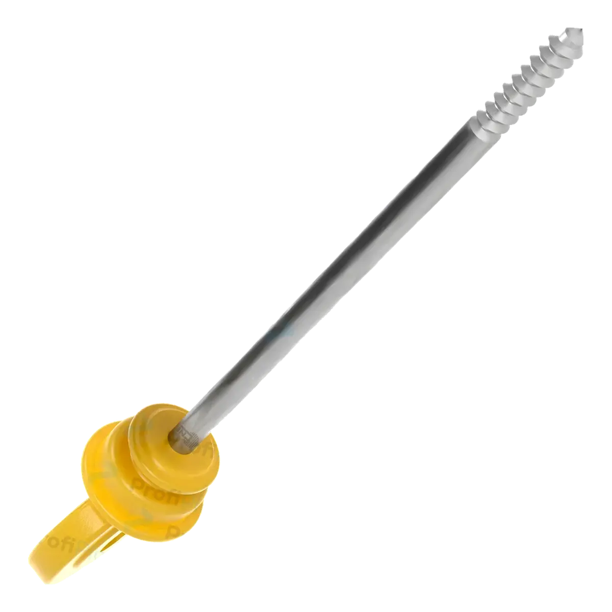 Isolador gancho anel longo 180 mm — cor amarelo, vista 8