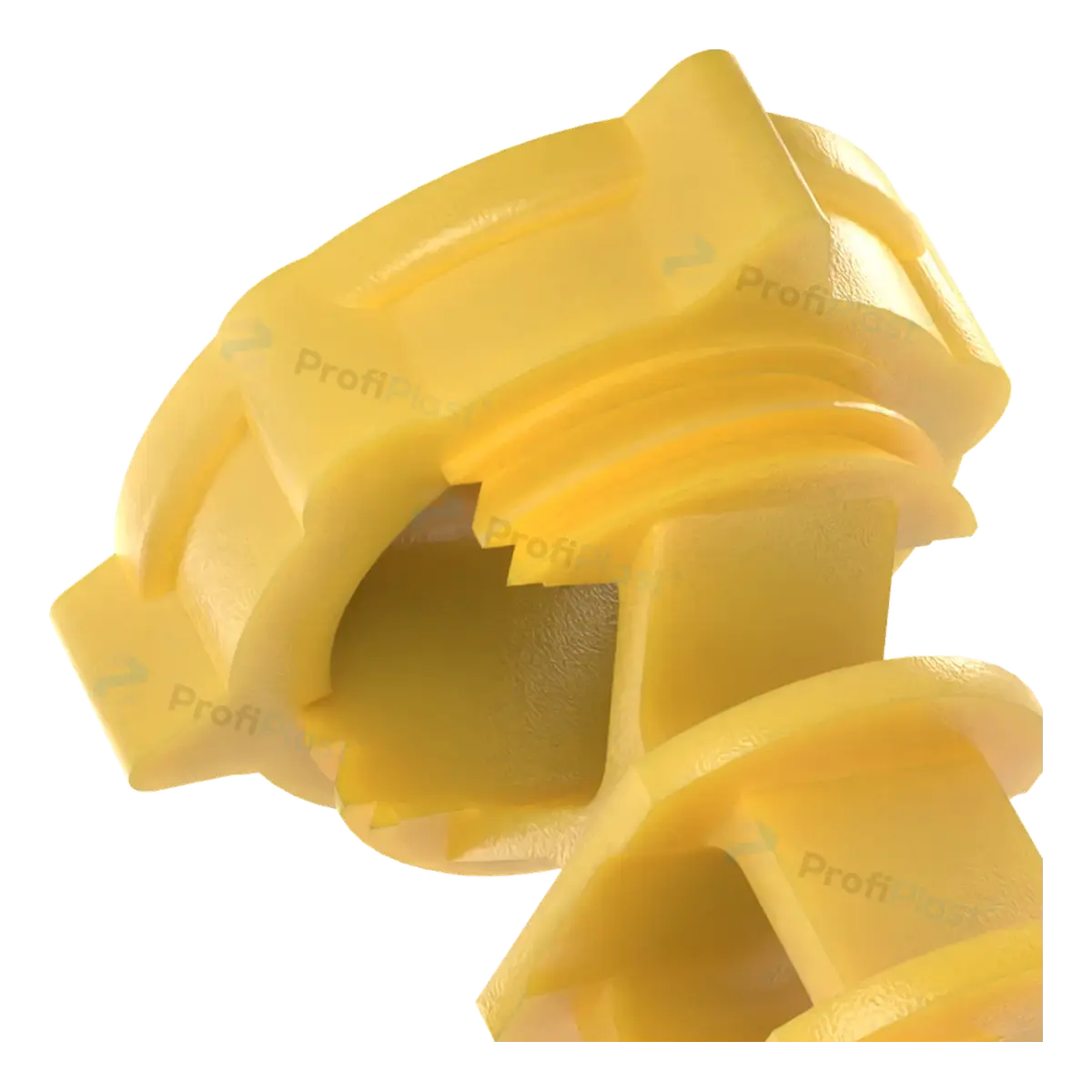 Guia isolador para vergalhão 64 mm — cor amarelo, vista 2