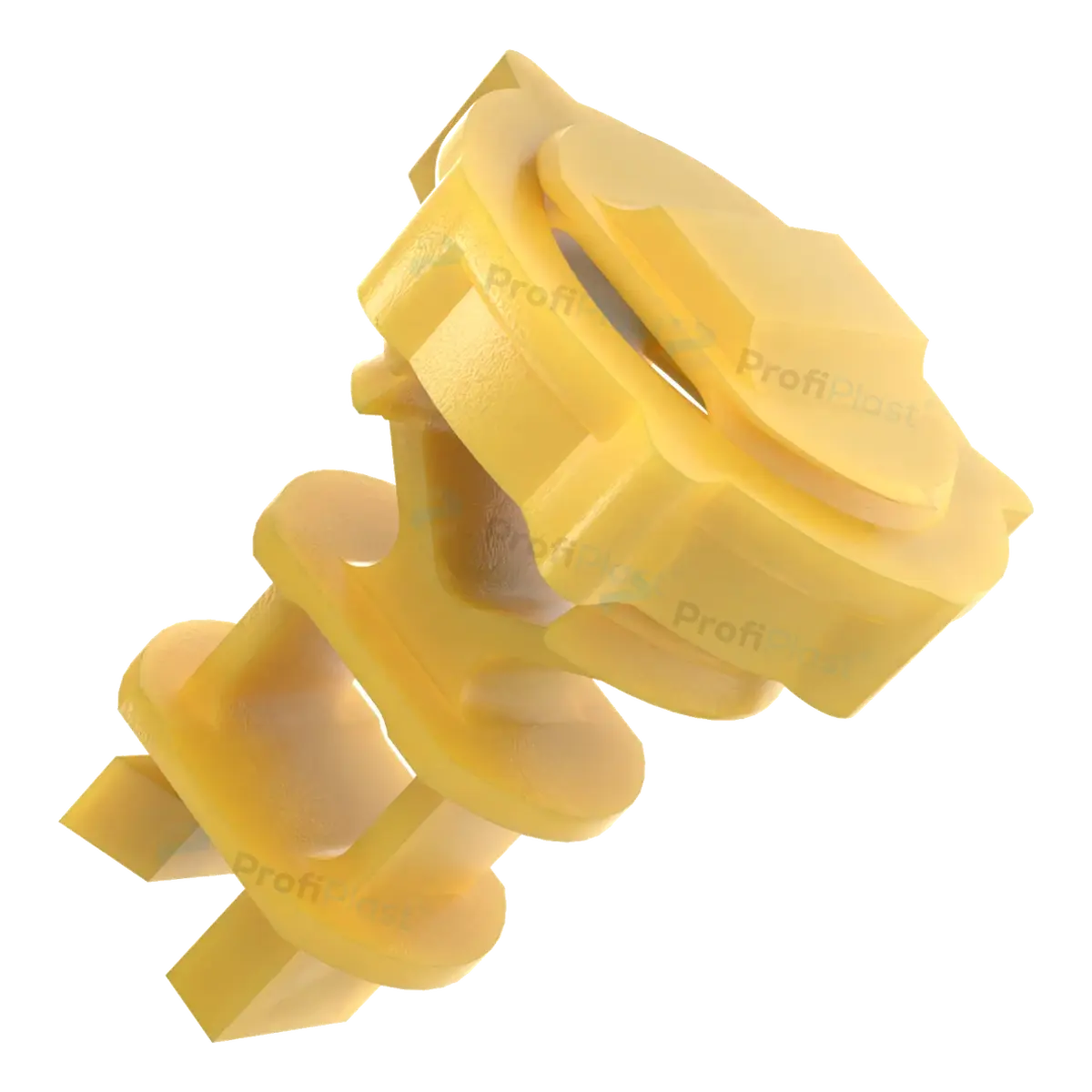 Guia isolador para vergalhão 64 mm — cor amarelo, vista 8