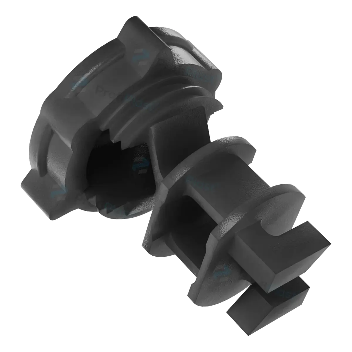 Guia isolador para vergalhão 64 mm — cor preto, vista 7