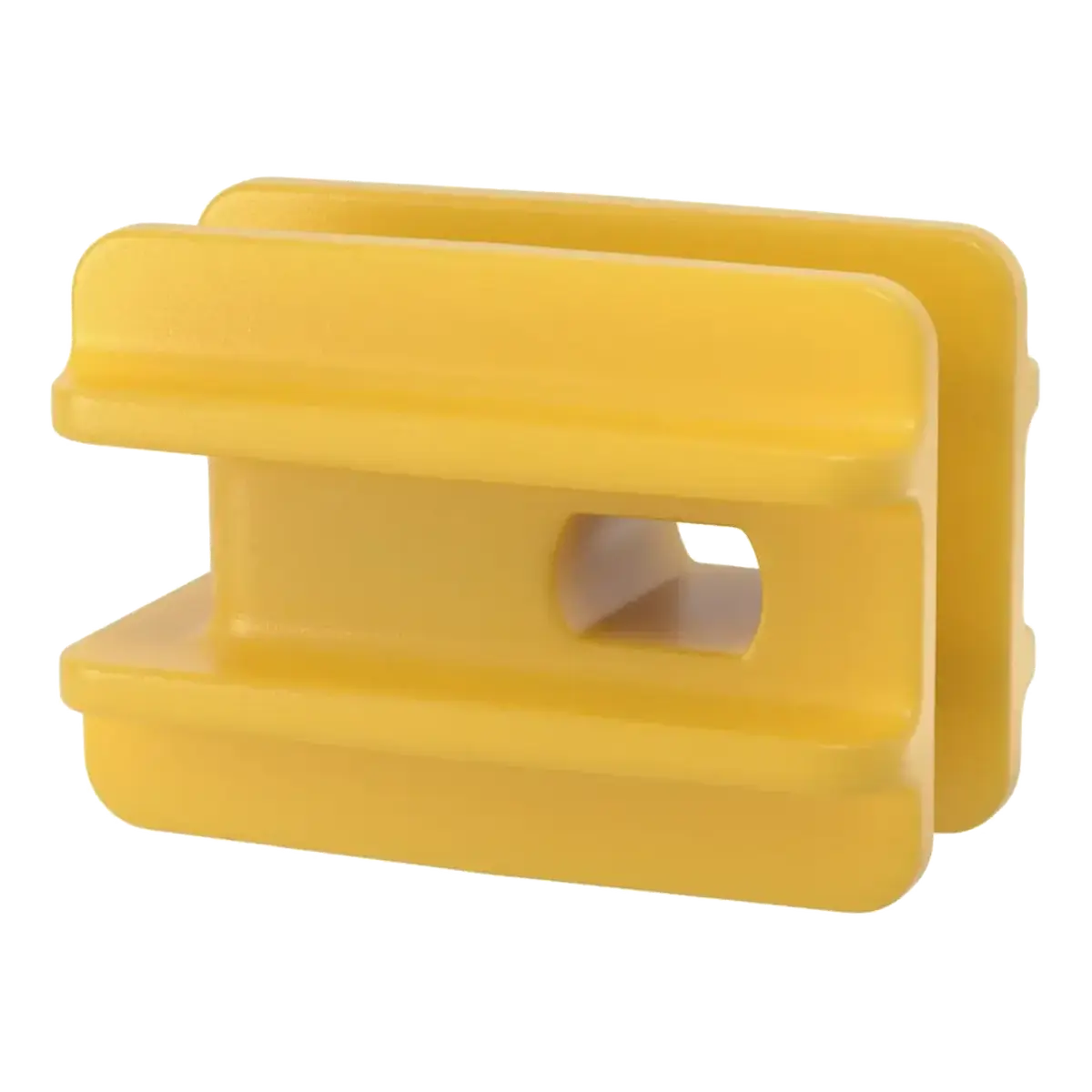 Isolador castanha quadrada 47 mm - Amarelo - foto 2