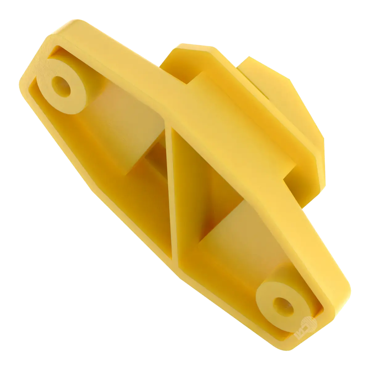 Isolador W reforçado 80 mm — cor amarelo, vista 2