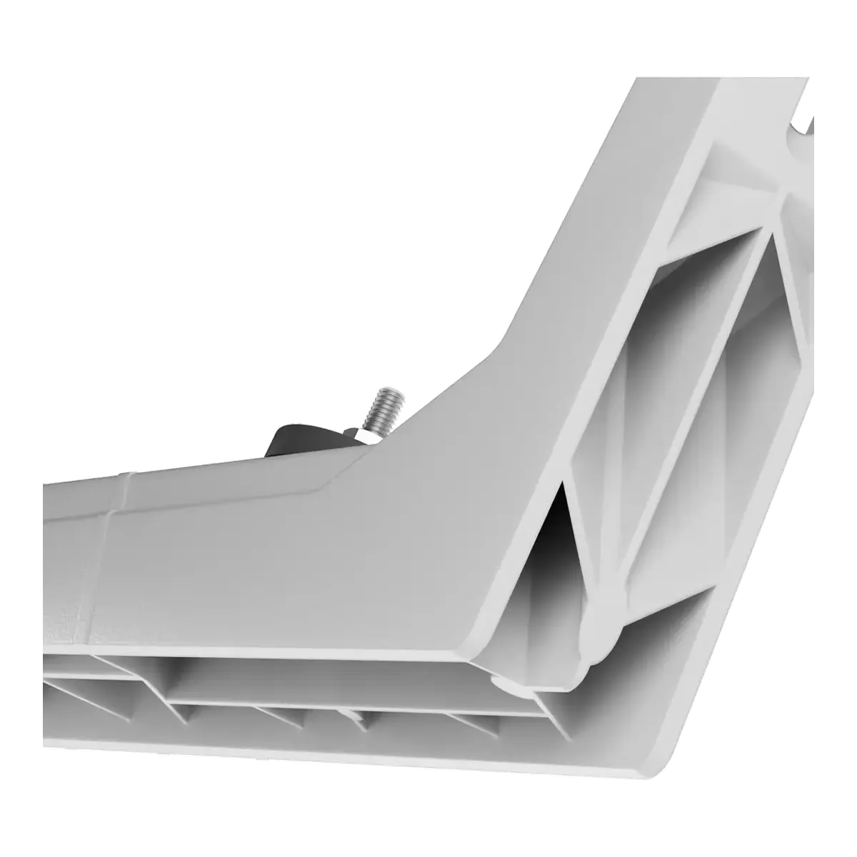 Suporte plástico 400 mm — vista 3, cor Branco